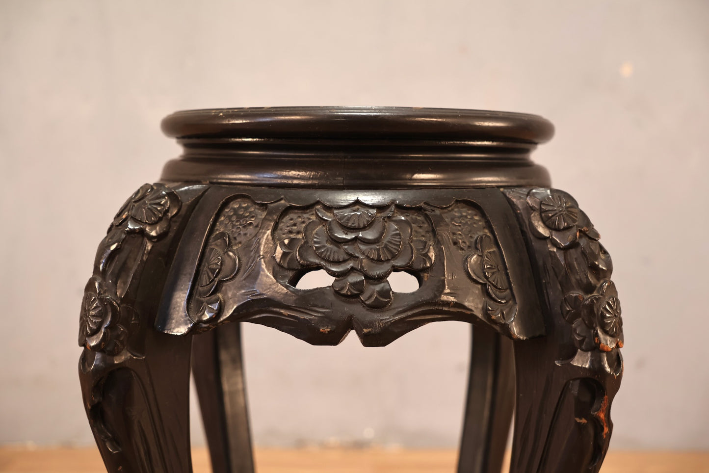 Chinese Hardwood Side Table - ONLINE ONLY