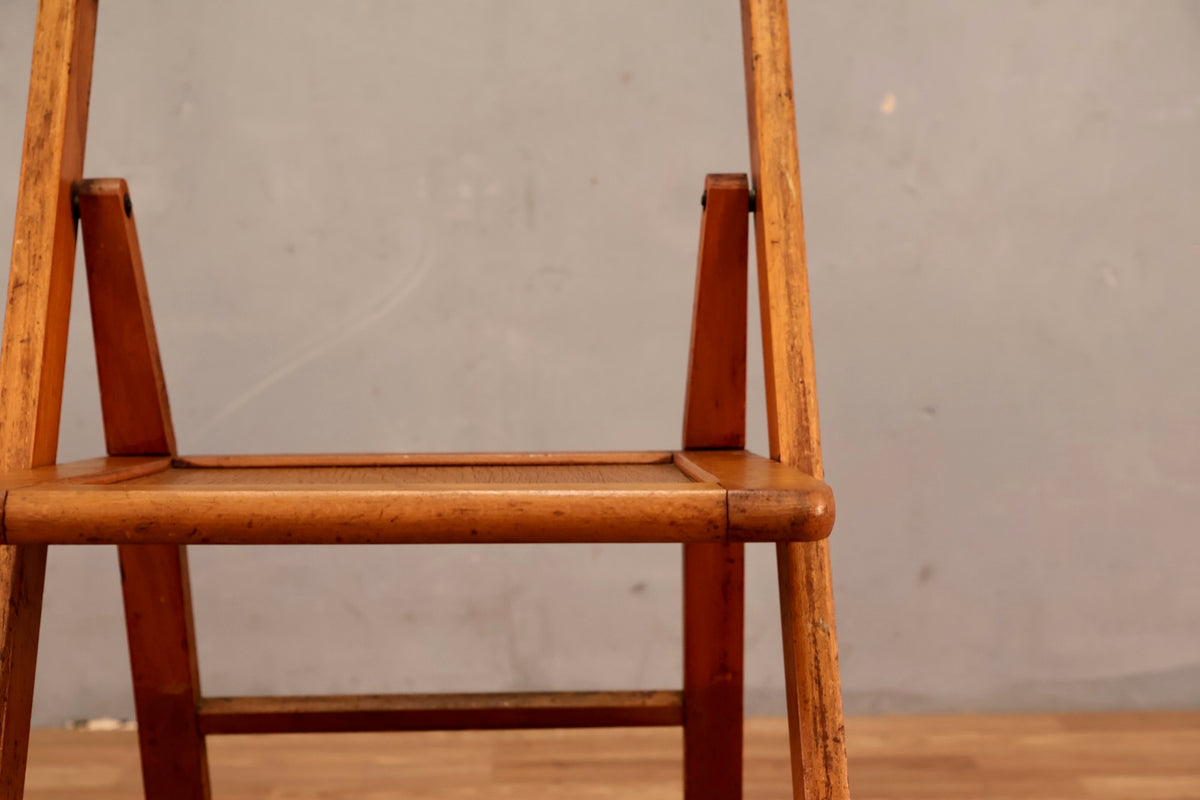 Slim Rustic Folding Chair