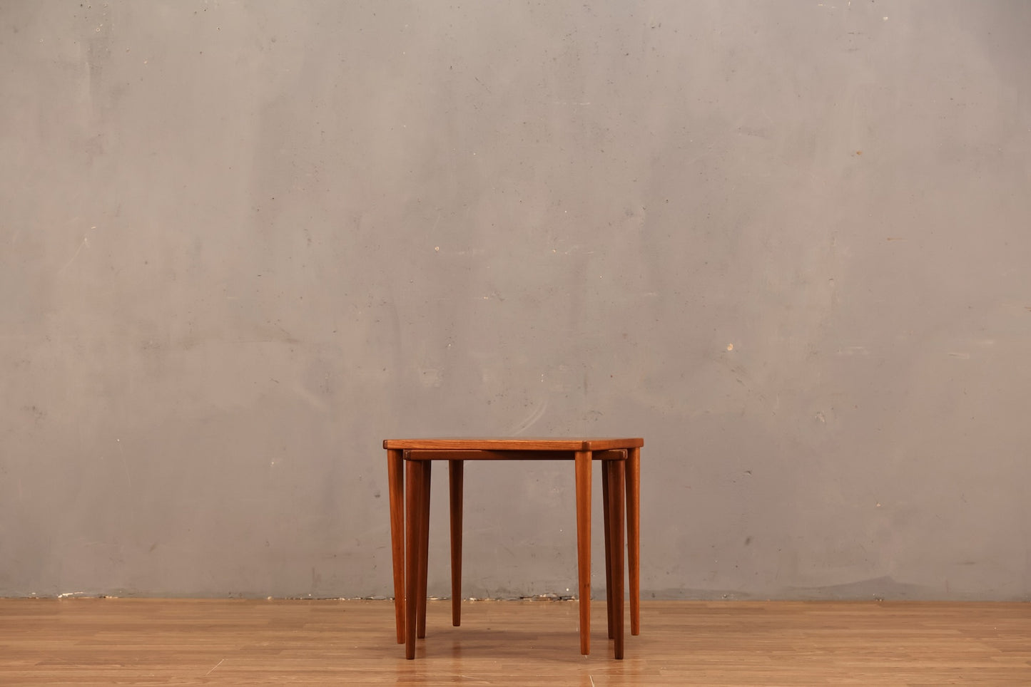 Pair Of Danish Teak Stacking Side Tables