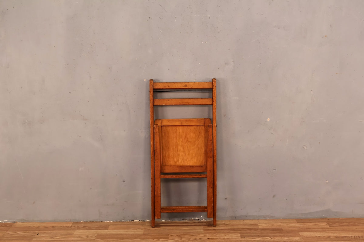 Slim Rustic Folding Chair