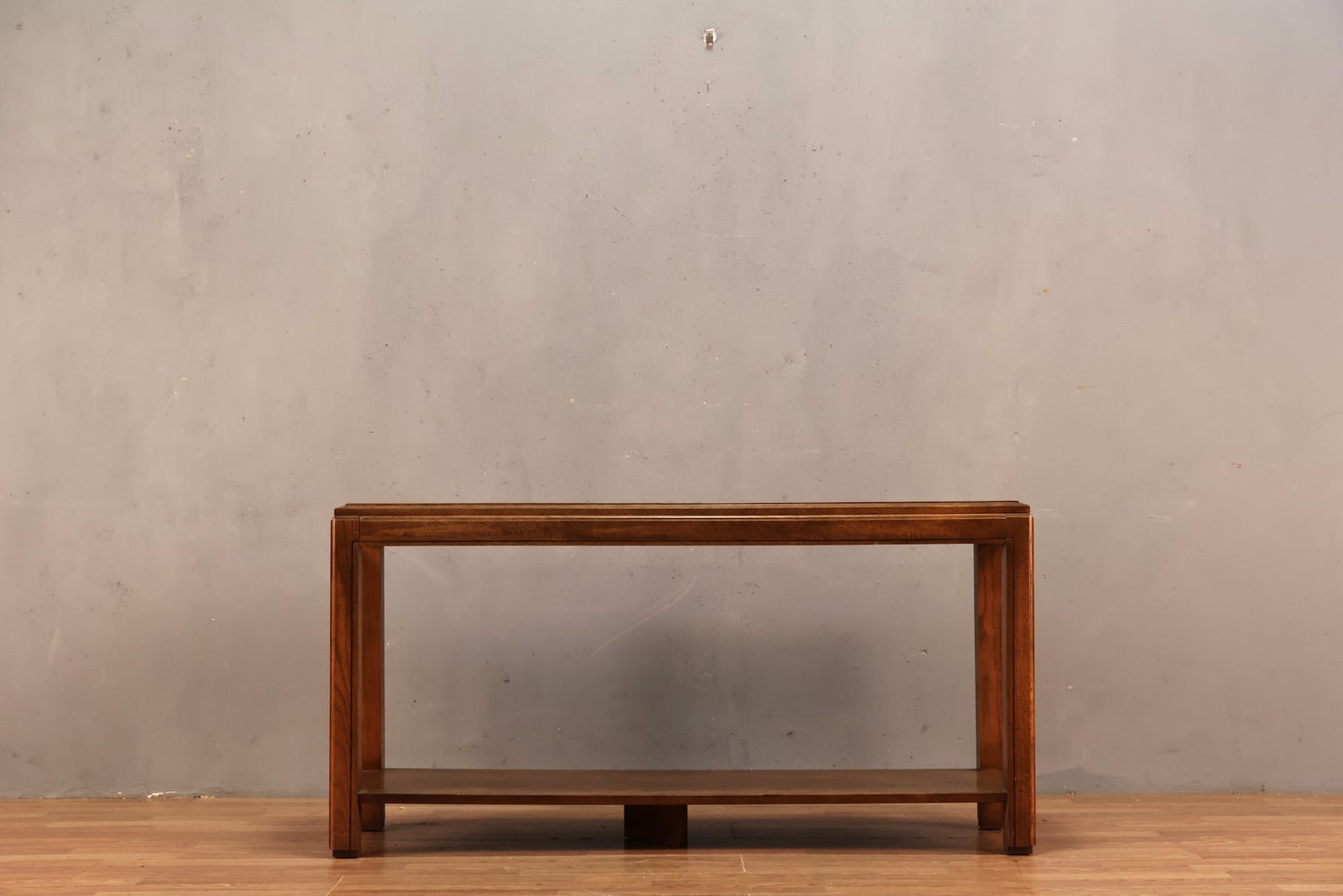 Oak & Smoked Glass Console Table - ONLINE ONLY