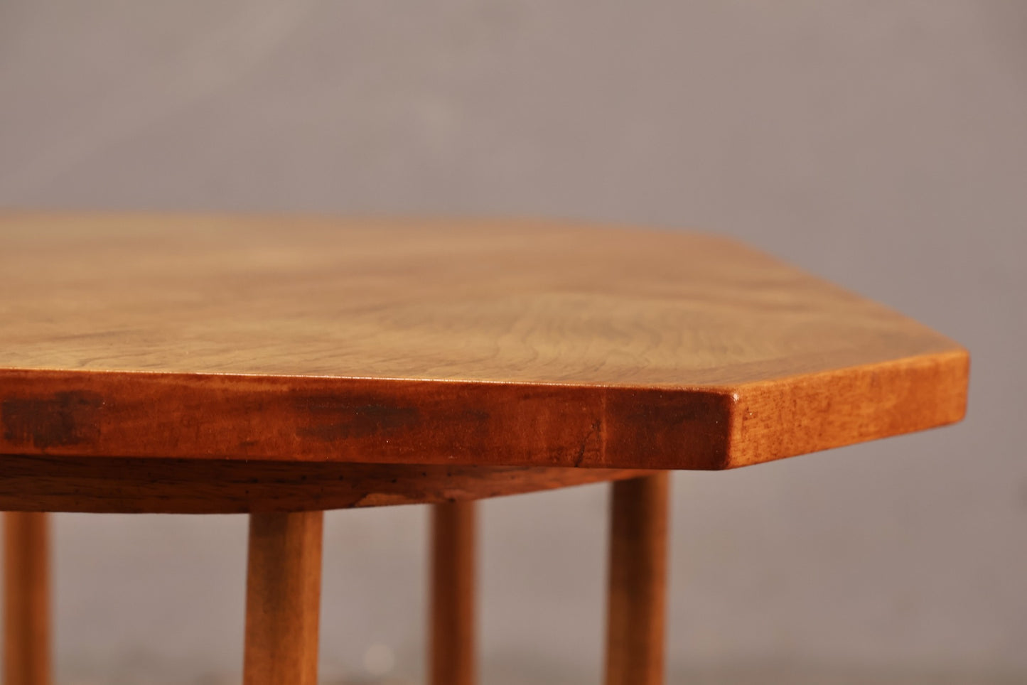 Geometric Wooden Side Table - ONLINE ONLY