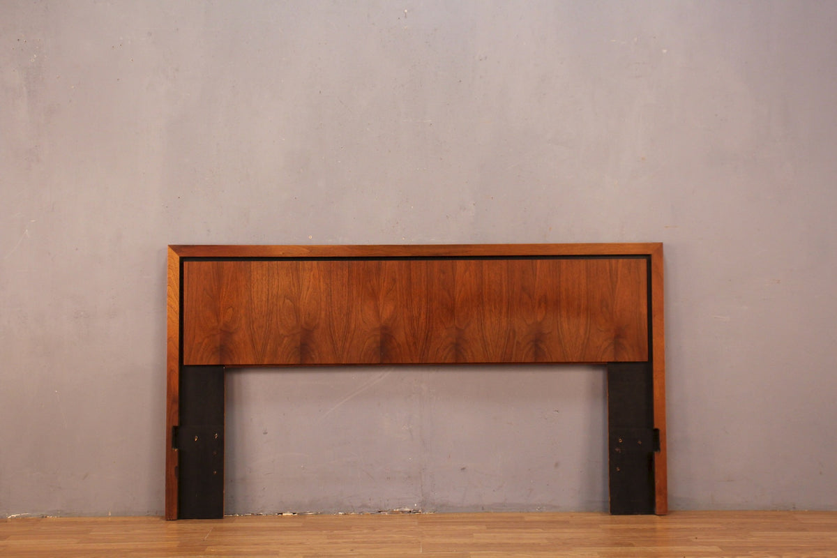 Mid Century Walnut Queen Headboard - ONLINE ONLY