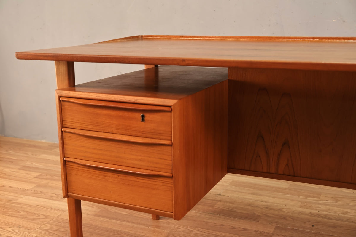 Peter Lovig Nielsen Teak Executive Desk