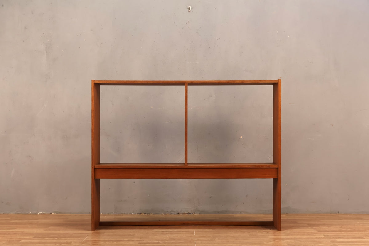 Large Teak Open Shelf