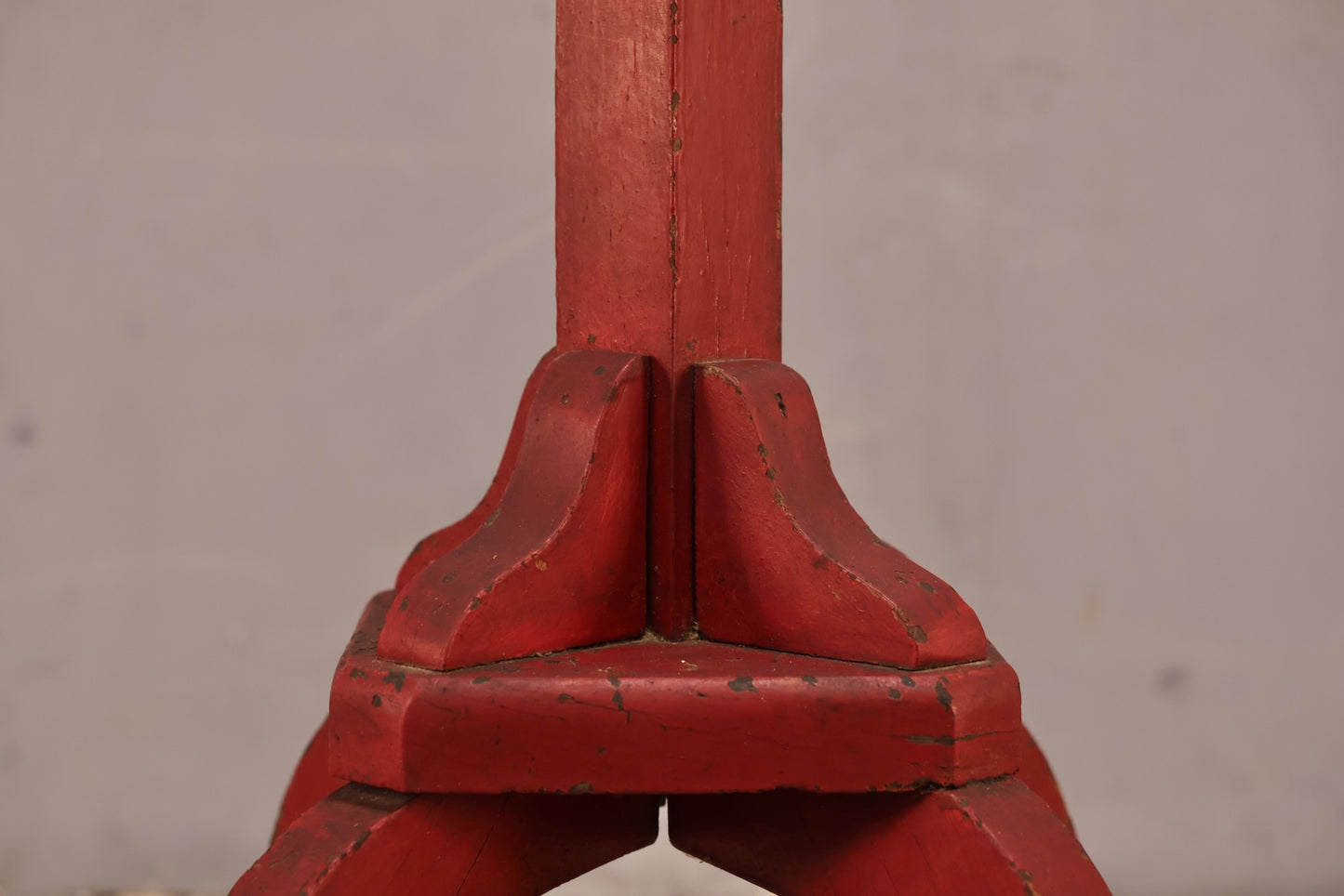 Rustic Red Coat Rack