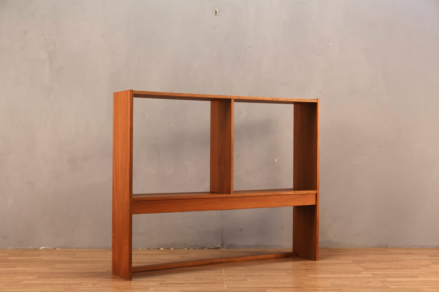 Large Teak Open Shelf