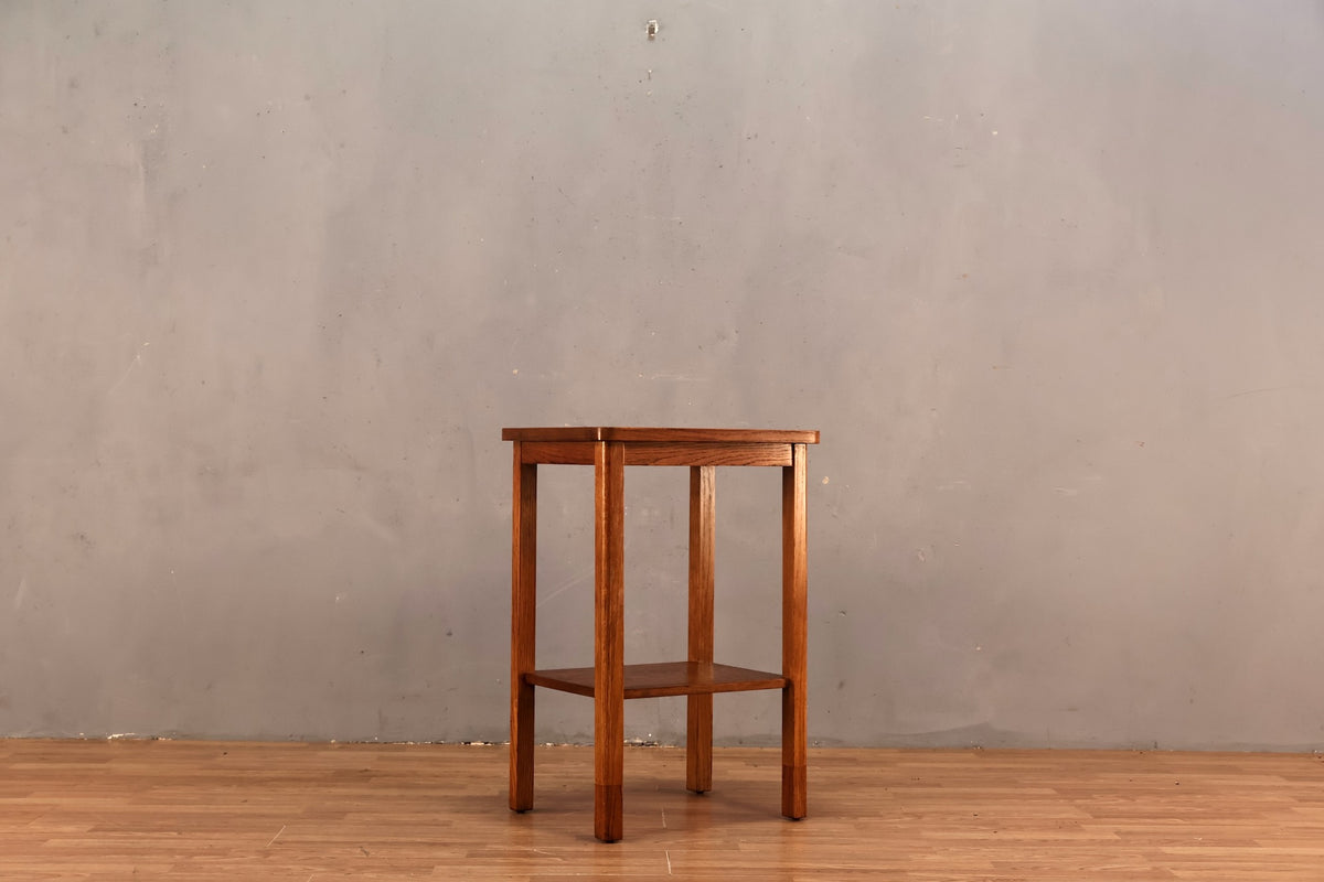Tall Oak 2-Tier End Table