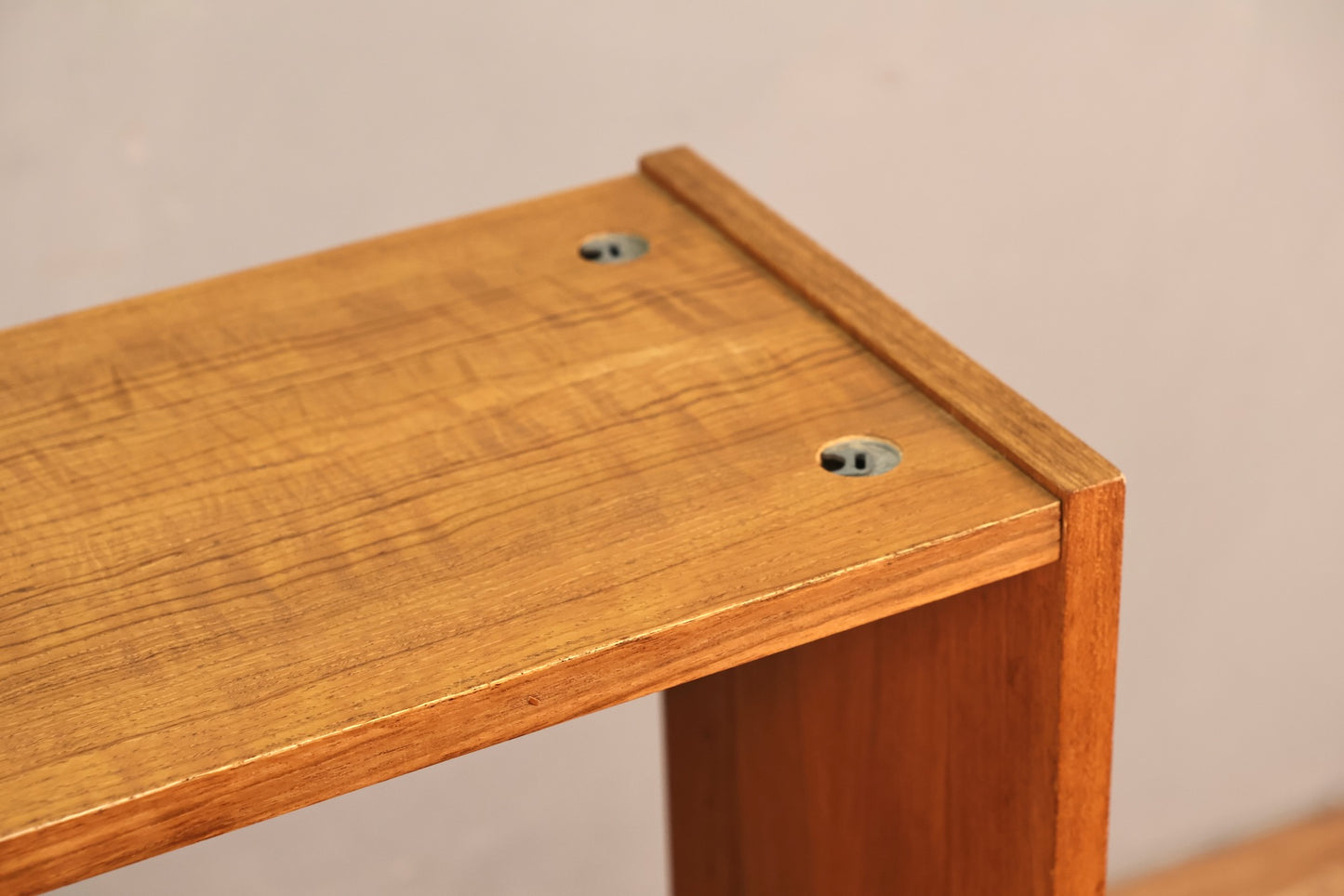 Large Teak Open Shelf