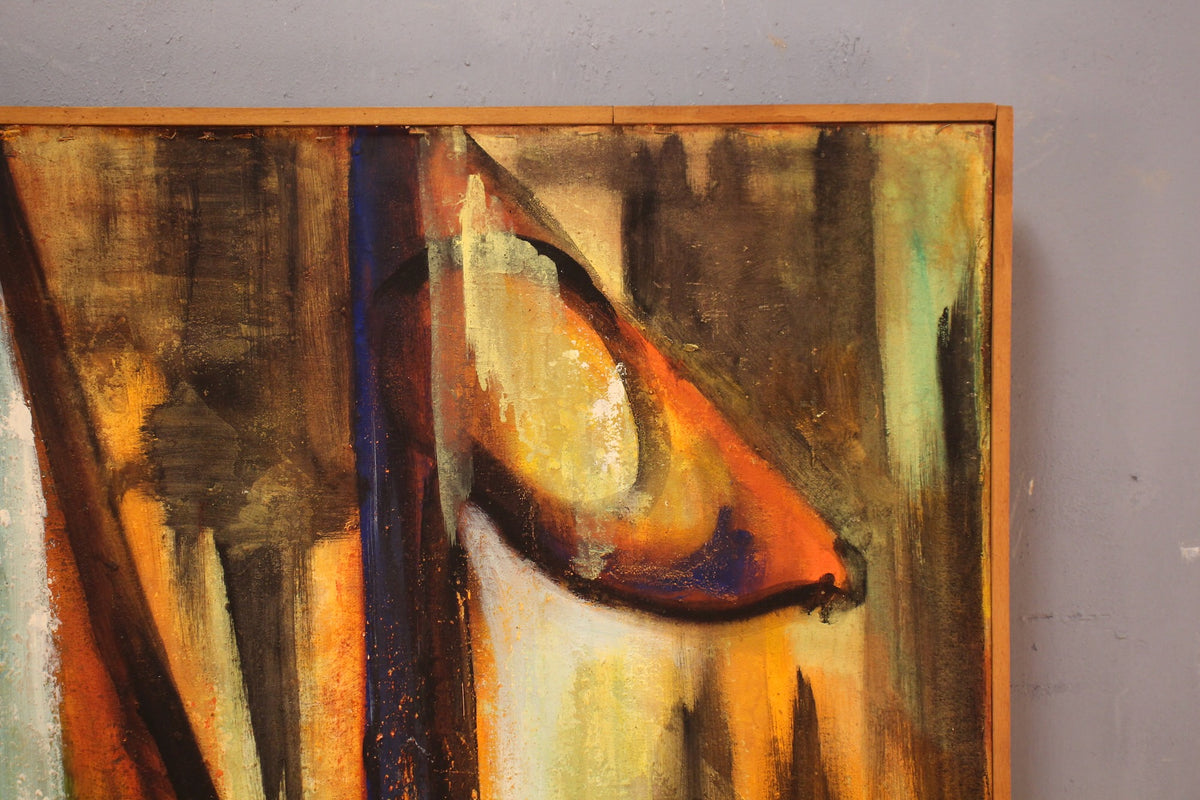 Large 1970s Abstract Painting