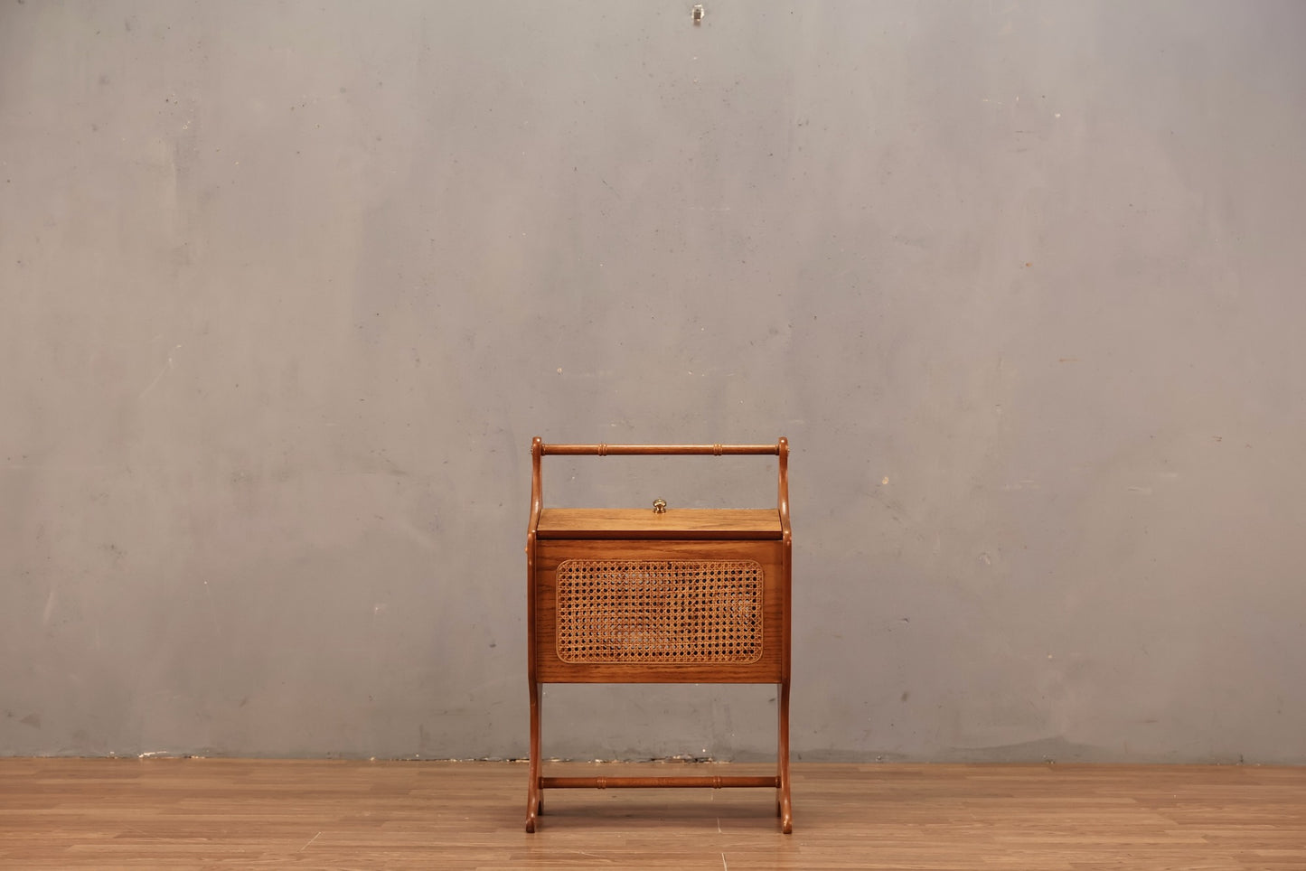 Oak & Cane Magazine Caddy