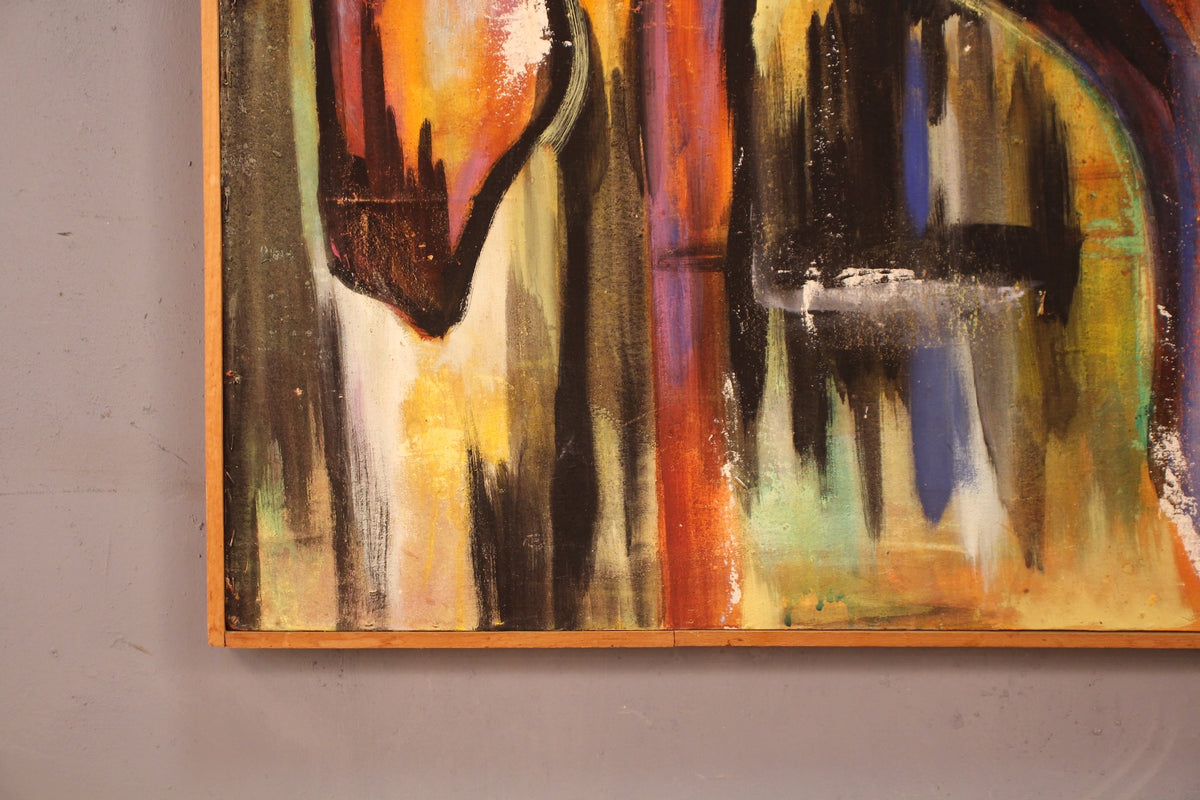 Large 1970s Abstract Painting