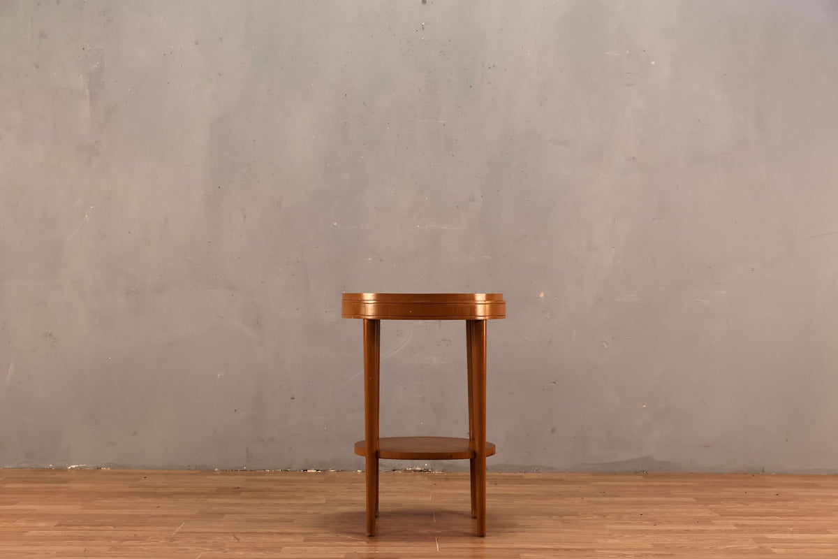 Simple Round 2-Tier Side Table