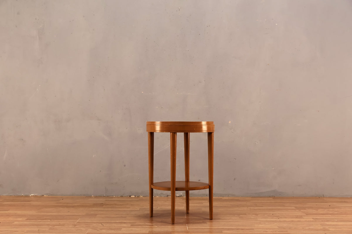 Simple Round 2-Tier Side Table
