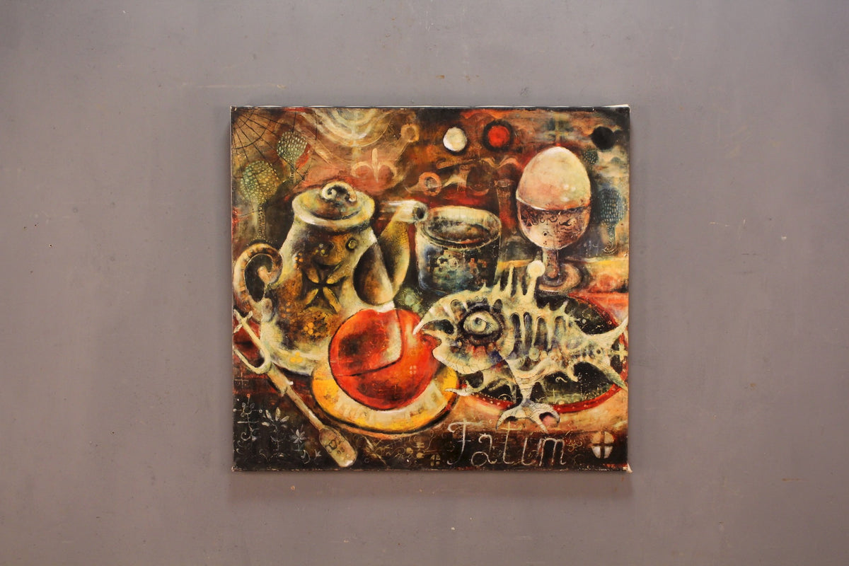 "Café Gourmand" Surrealist Print