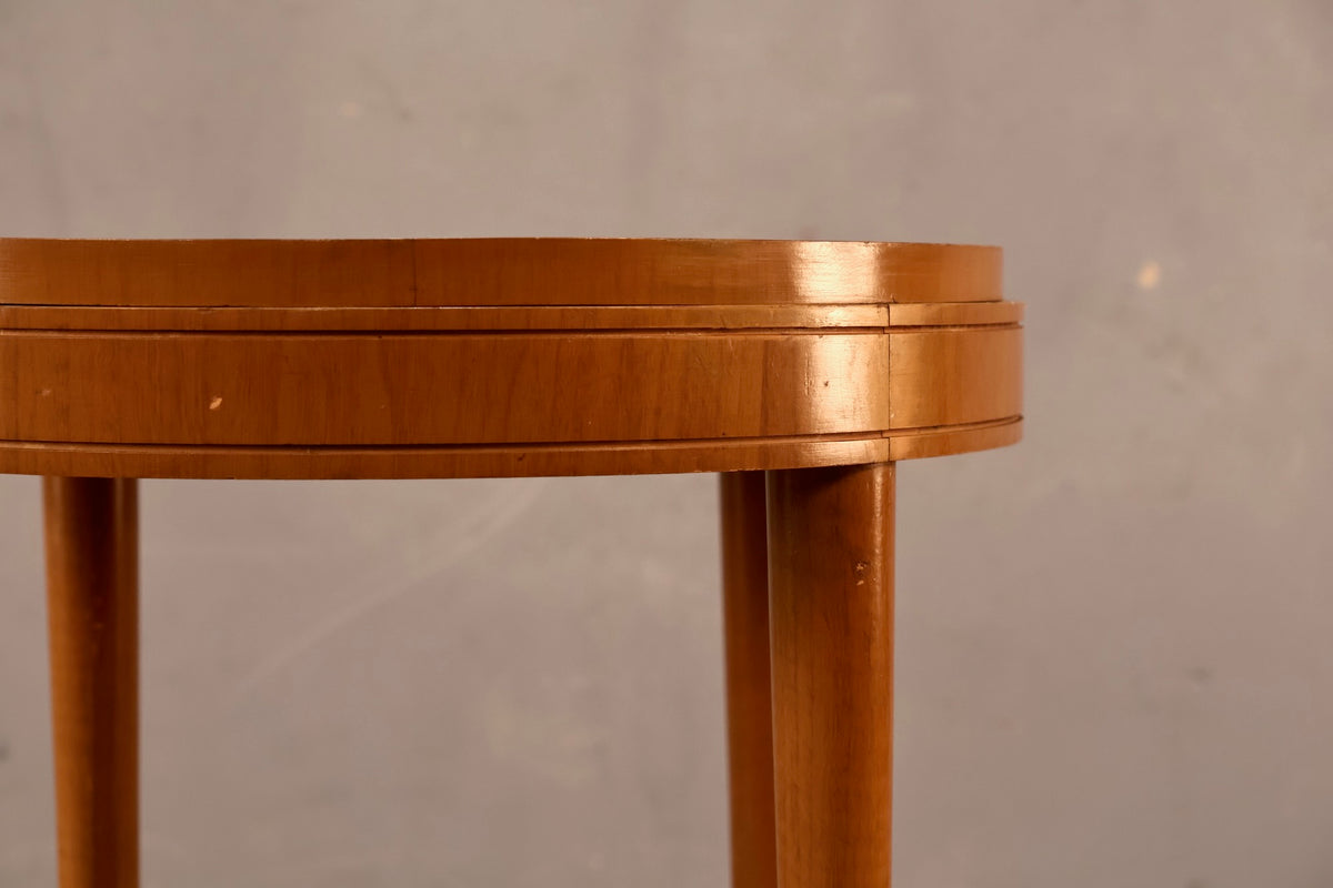 Simple Round 2-Tier Side Table
