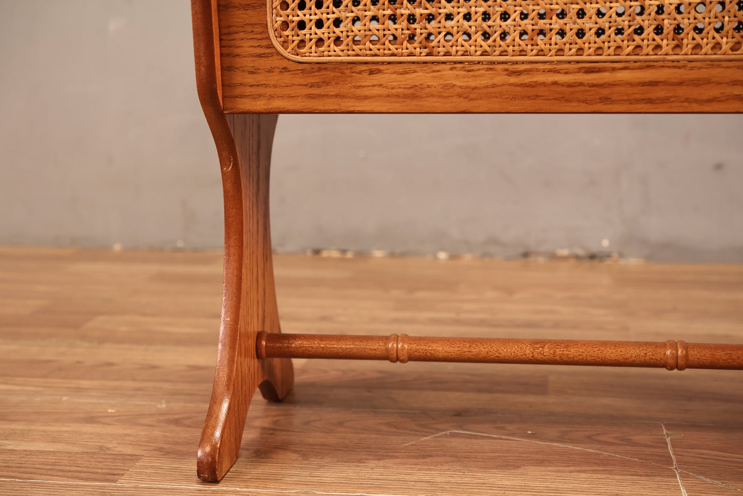 Oak & Cane Magazine Caddy