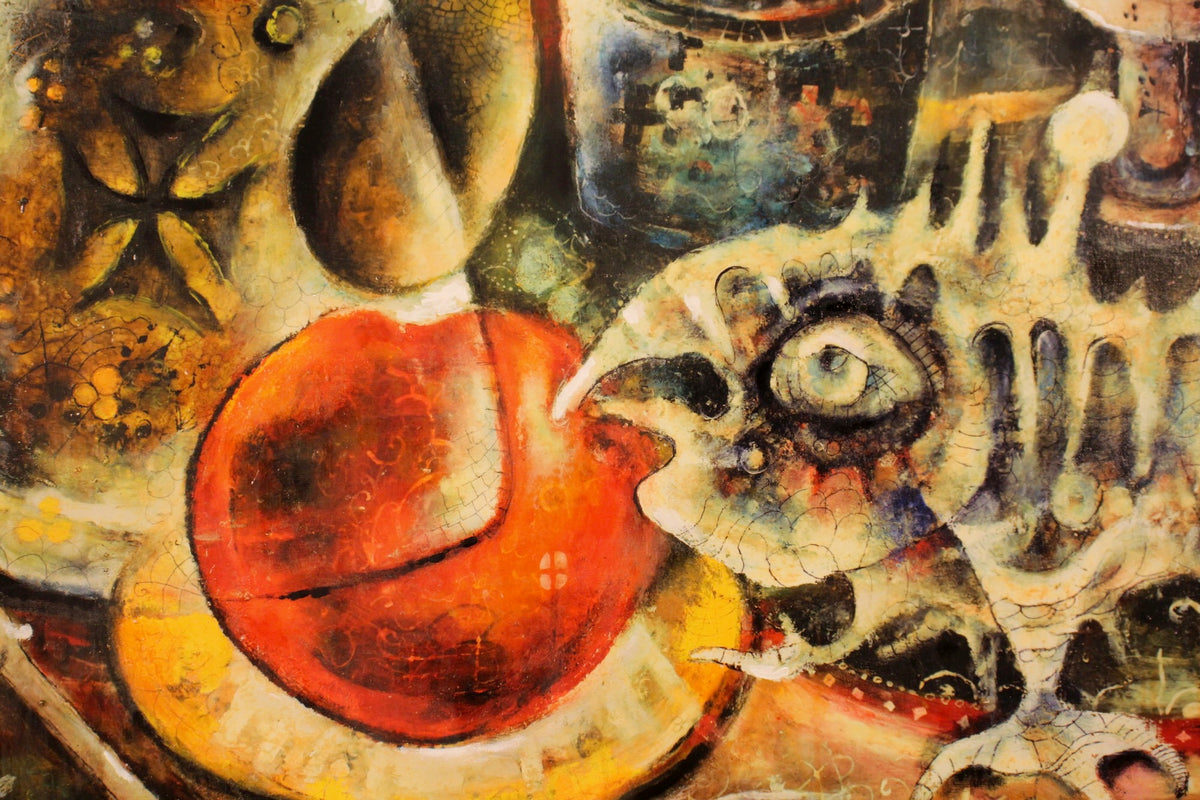 "Café Gourmand" Surrealist Print