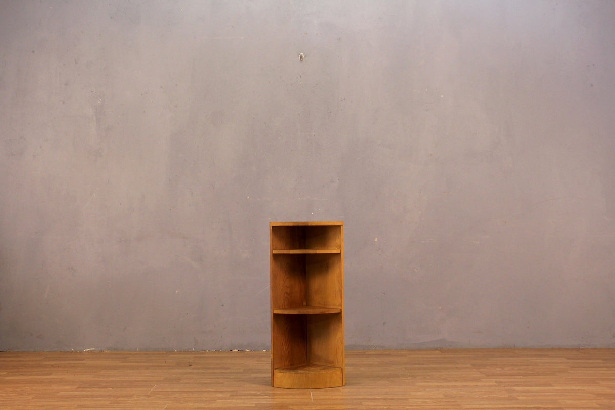 Petite Wood Corner Shelf