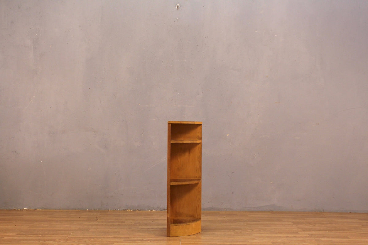 Petite Wood Corner Shelf