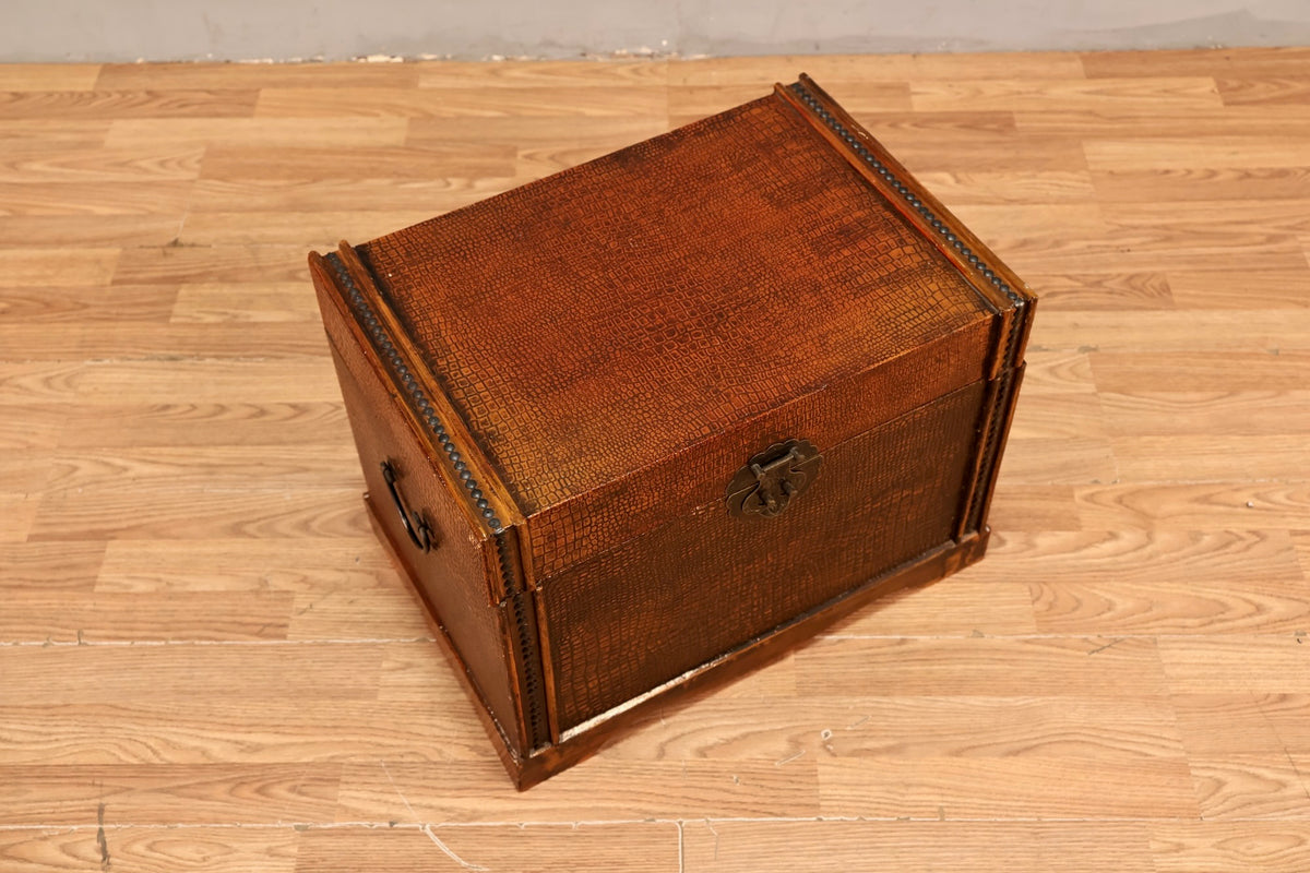 Petite Faux-Snakeskin Trunk - ONLINE ONLY