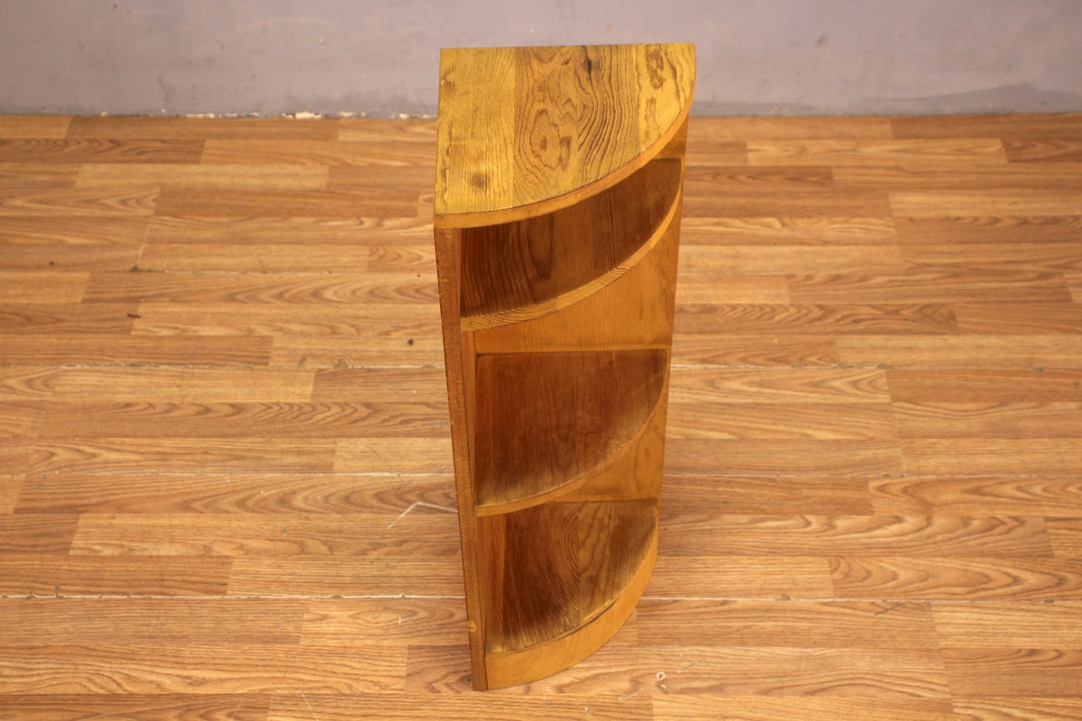 Petite Wood Corner Shelf
