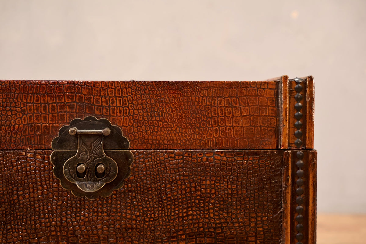 Petite Faux-Snakeskin Trunk - ONLINE ONLY