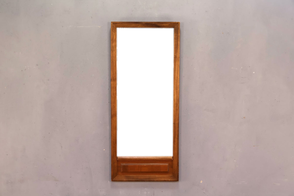 Mid Century Paneled Full-Length Mirror