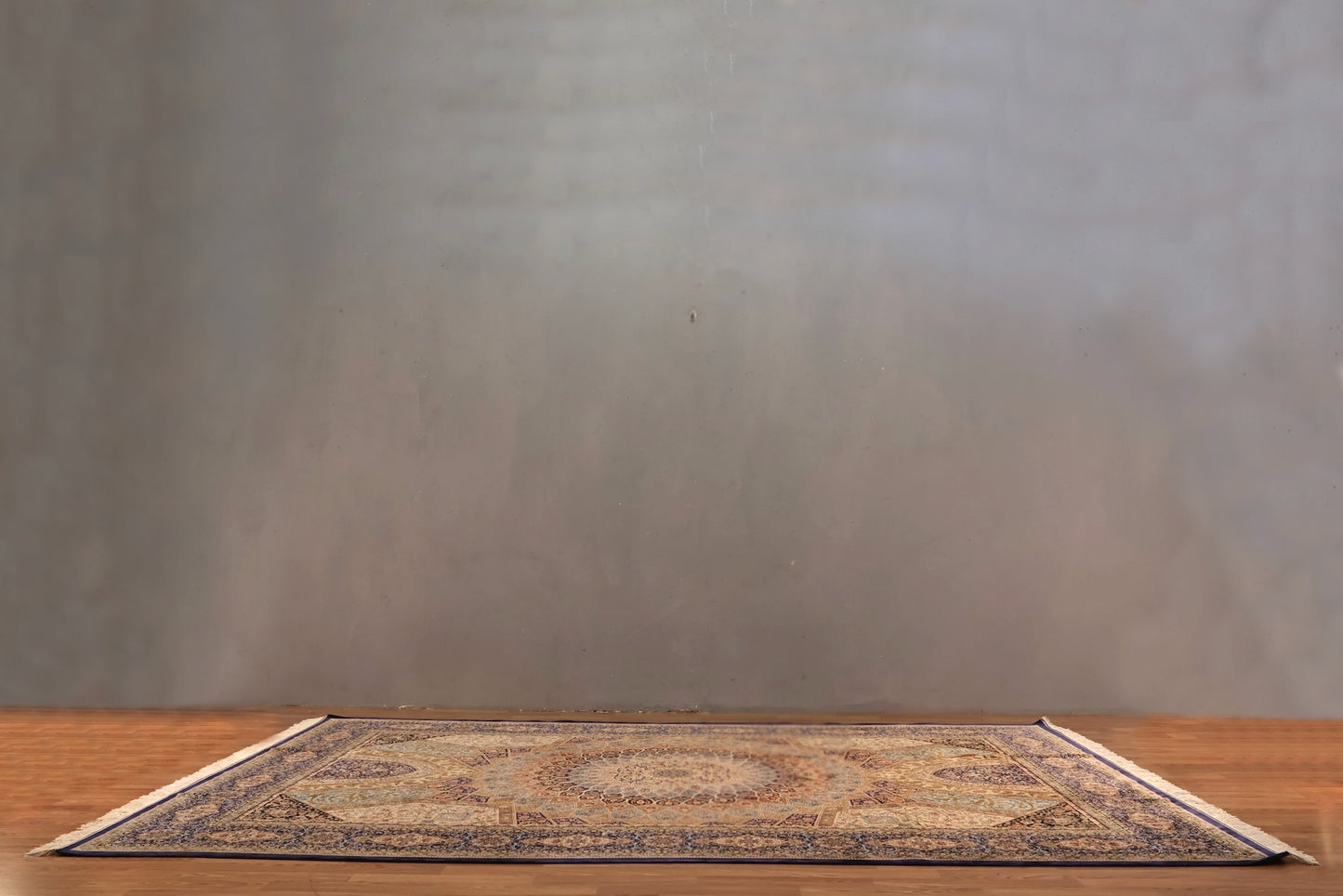 Large Blue Kaleidoscope Area Rug - ONLINE ONLY