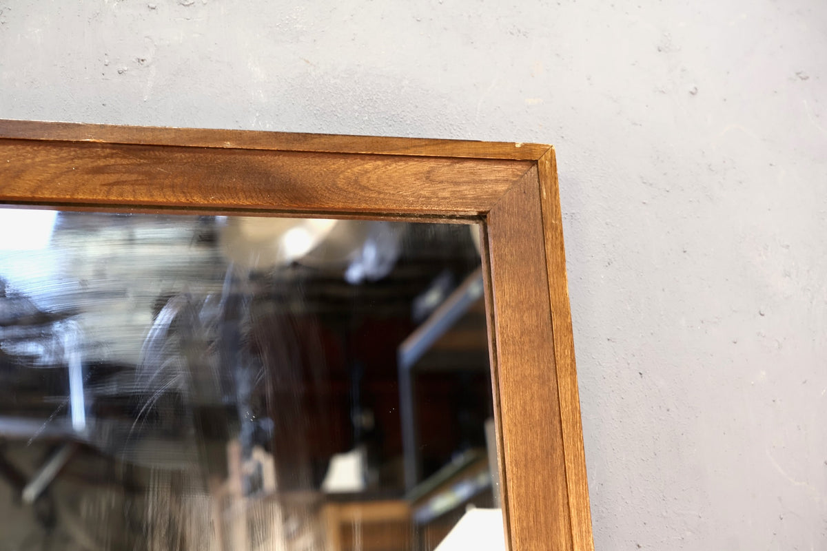 Mid Century Paneled Full-Length Mirror