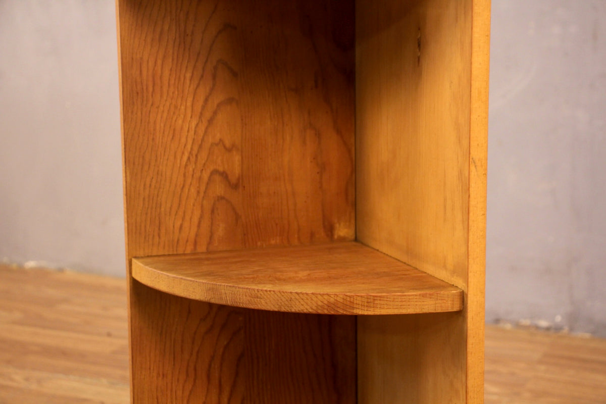 Petite Wood Corner Shelf