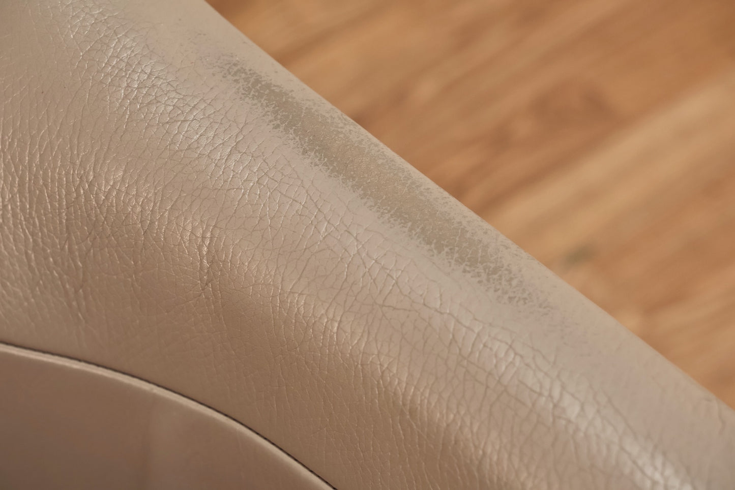 Walter Knoll Gray Leather Lounge Chair - ONLINE ONLY