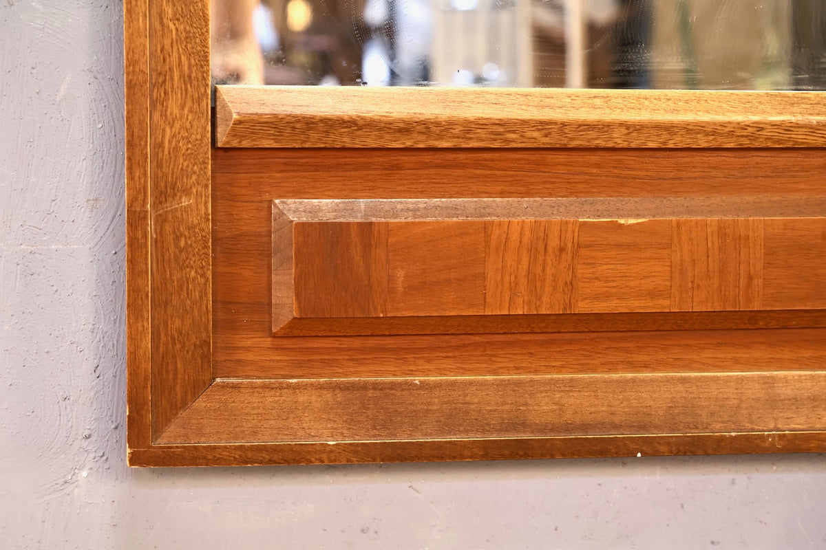 Mid Century Paneled Full-Length Mirror