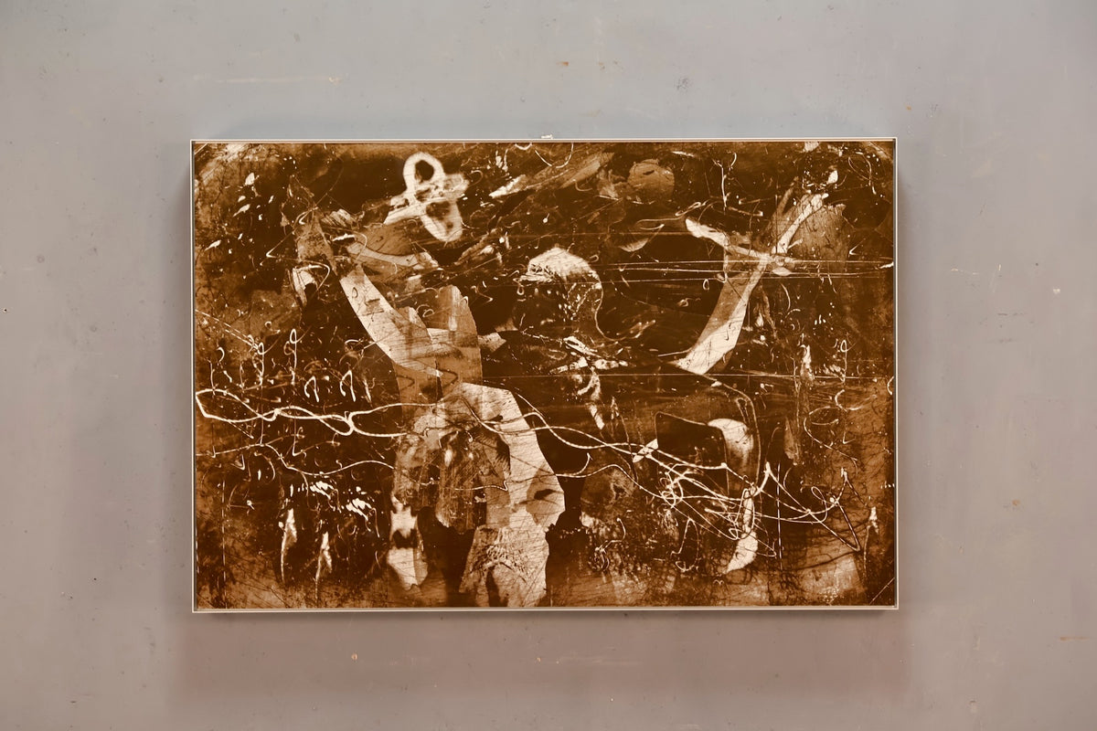 Large "Industrial Expressionism" Photo Collage Print