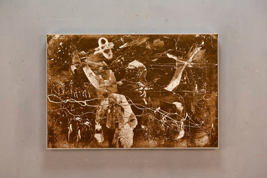 Large "Industrial Expressionism" Photo Collage Print