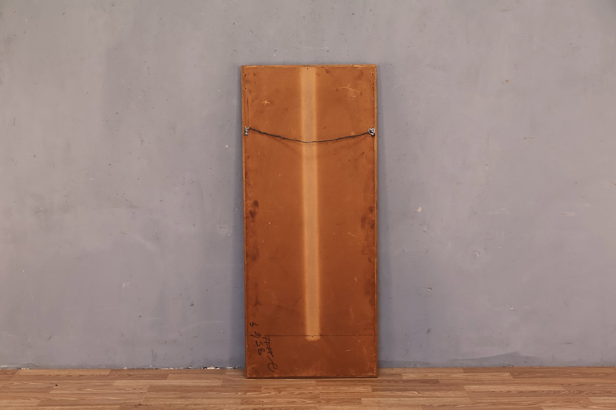 Mid Century Paneled Full-Length Mirror