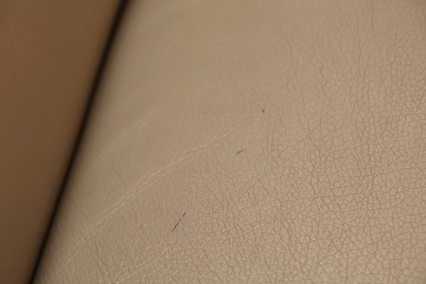 Walter Knoll Gray Leather Lounge Chair - ONLINE ONLY