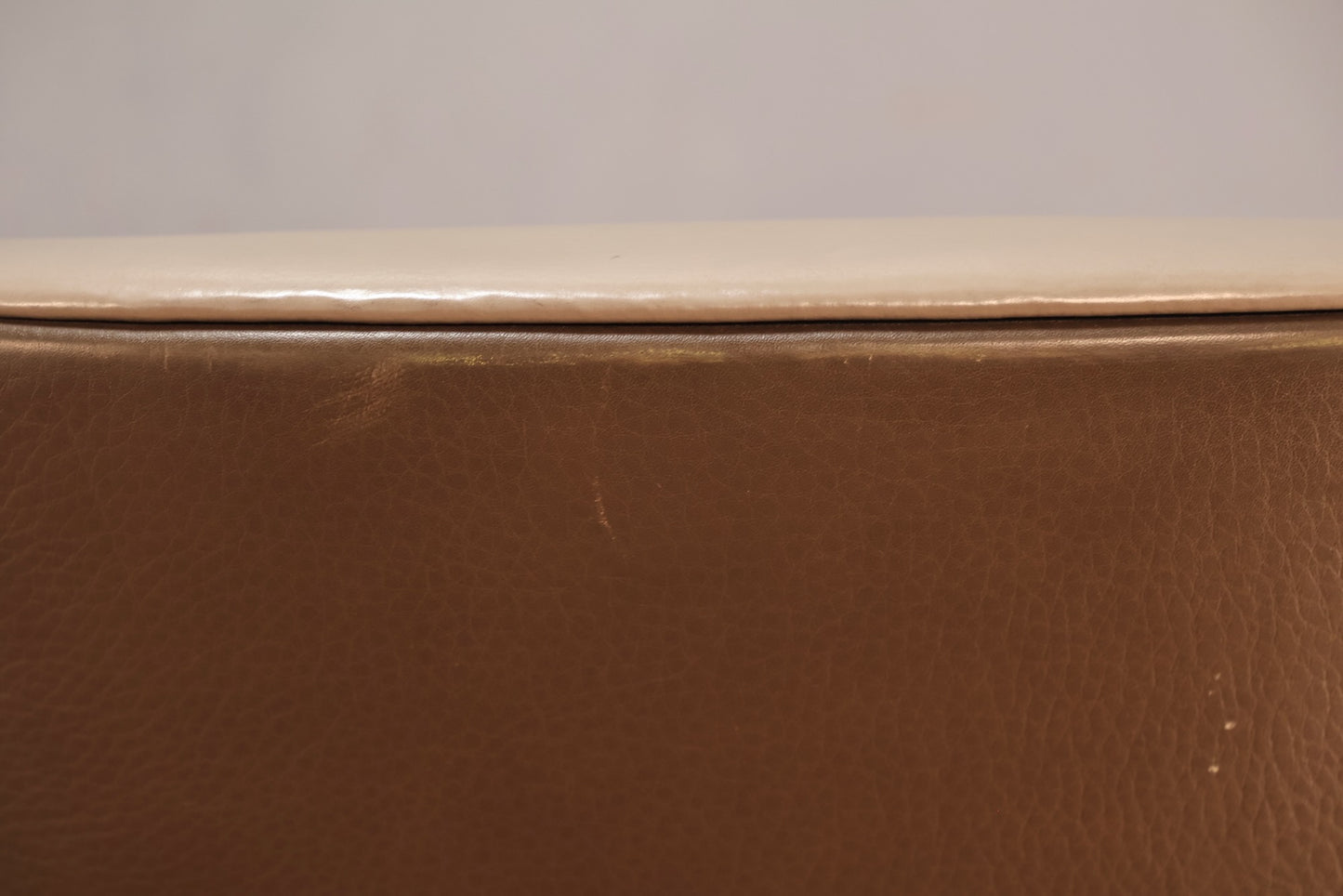Walter Knoll Gray Leather Lounge Chair - ONLINE ONLY