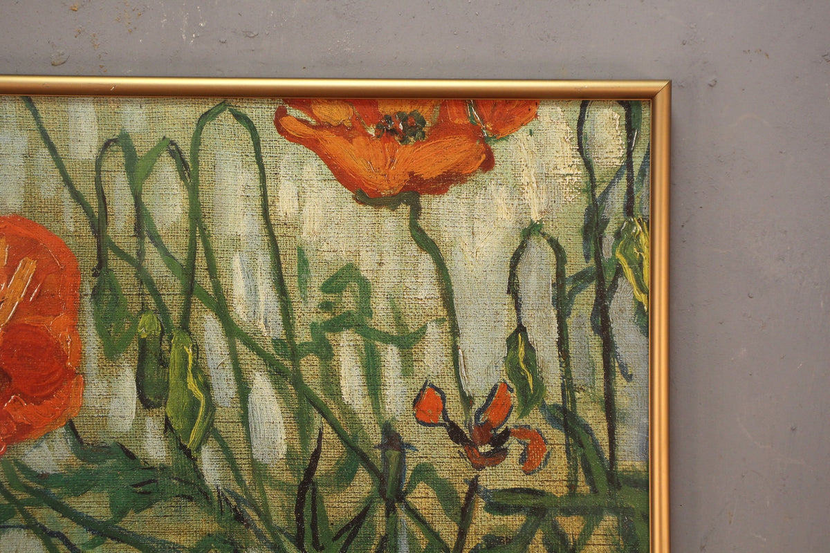 "Butterflies and Poppies" Museum Poster
