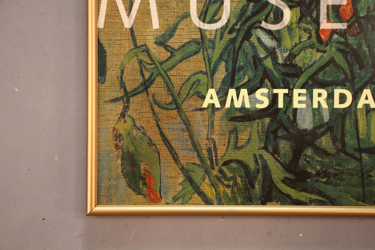 "Butterflies and Poppies" Museum Poster