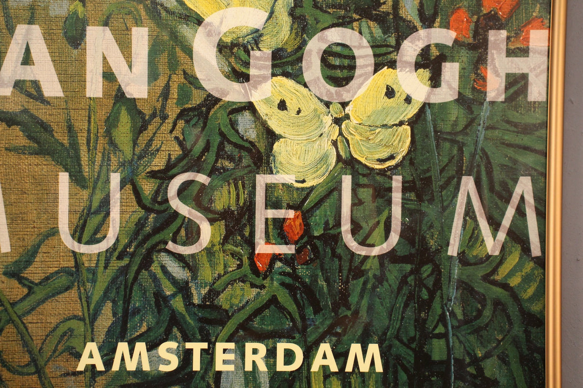 "Butterflies and Poppies" Museum Poster
