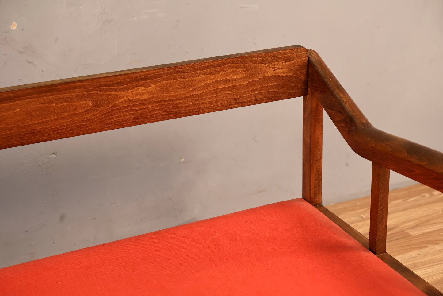 Mid Century Walnut Daybed Sofa Frame - ONLINE ONLY