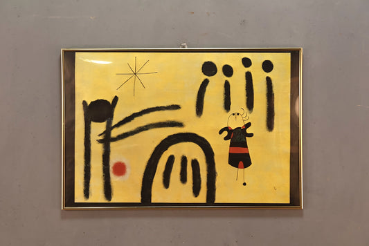 "La Rosseta del Parc d'Atraccions" Joan Miro Print
