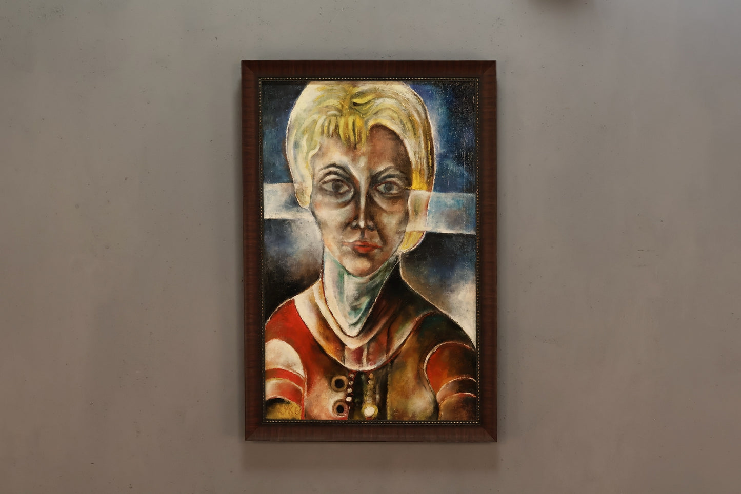1960s Russian "Blonde Bob" Painting
