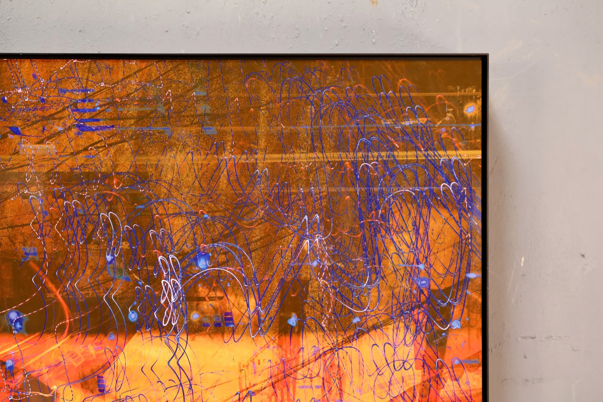 Large "Baby's On Fire" Photo Collage Print