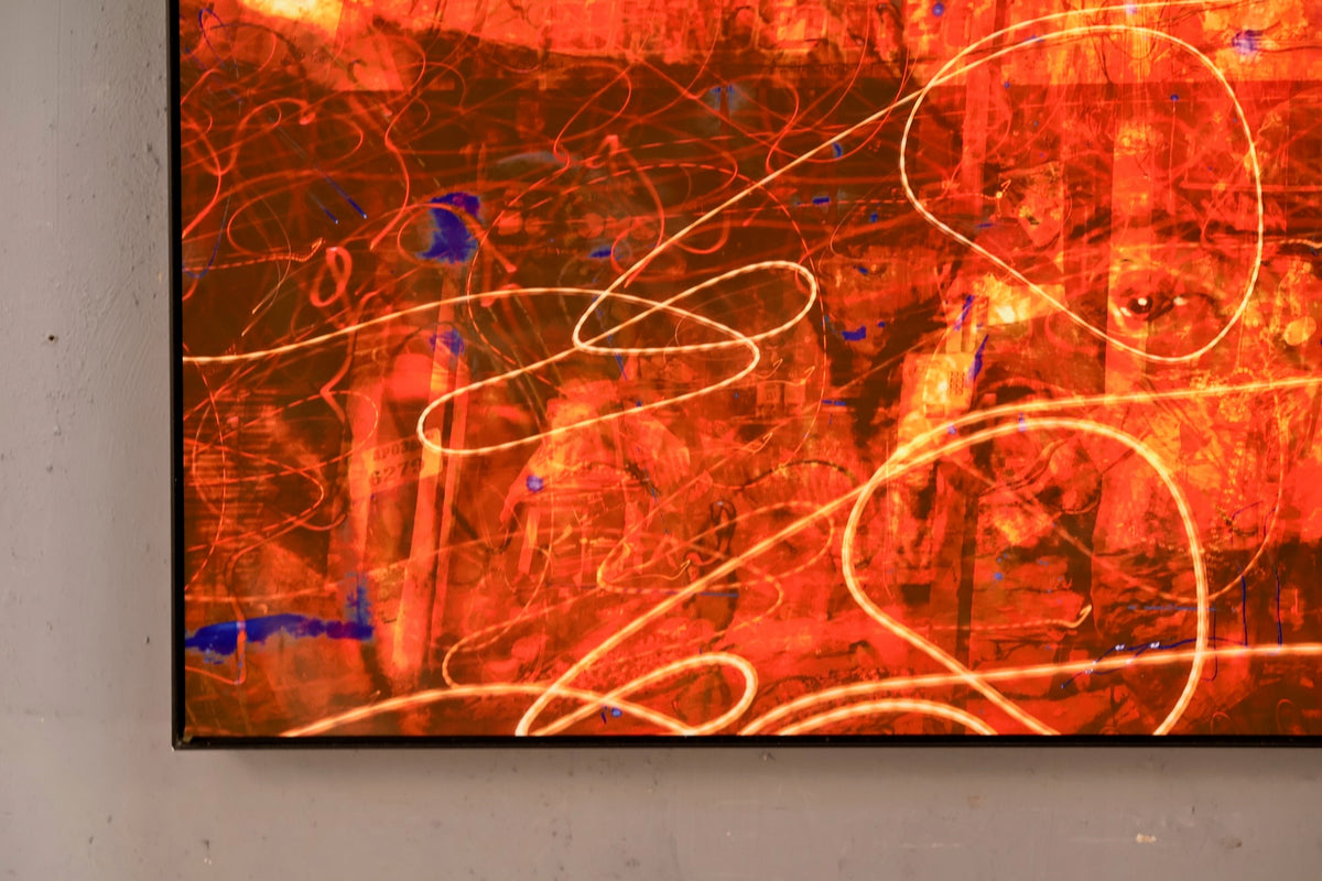 Large "Baby's On Fire" Photo Collage Print