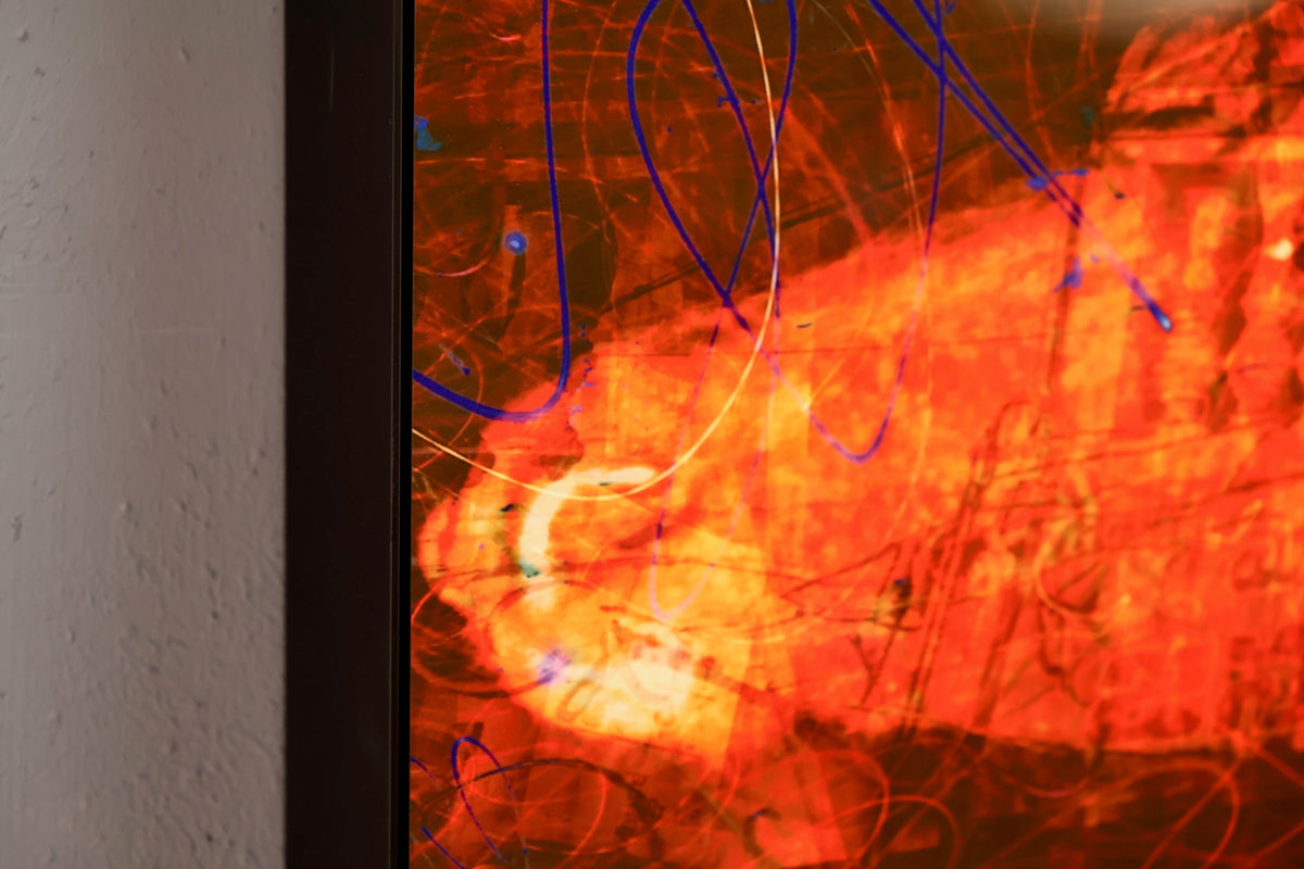 Large "Baby's On Fire" Photo Collage Print