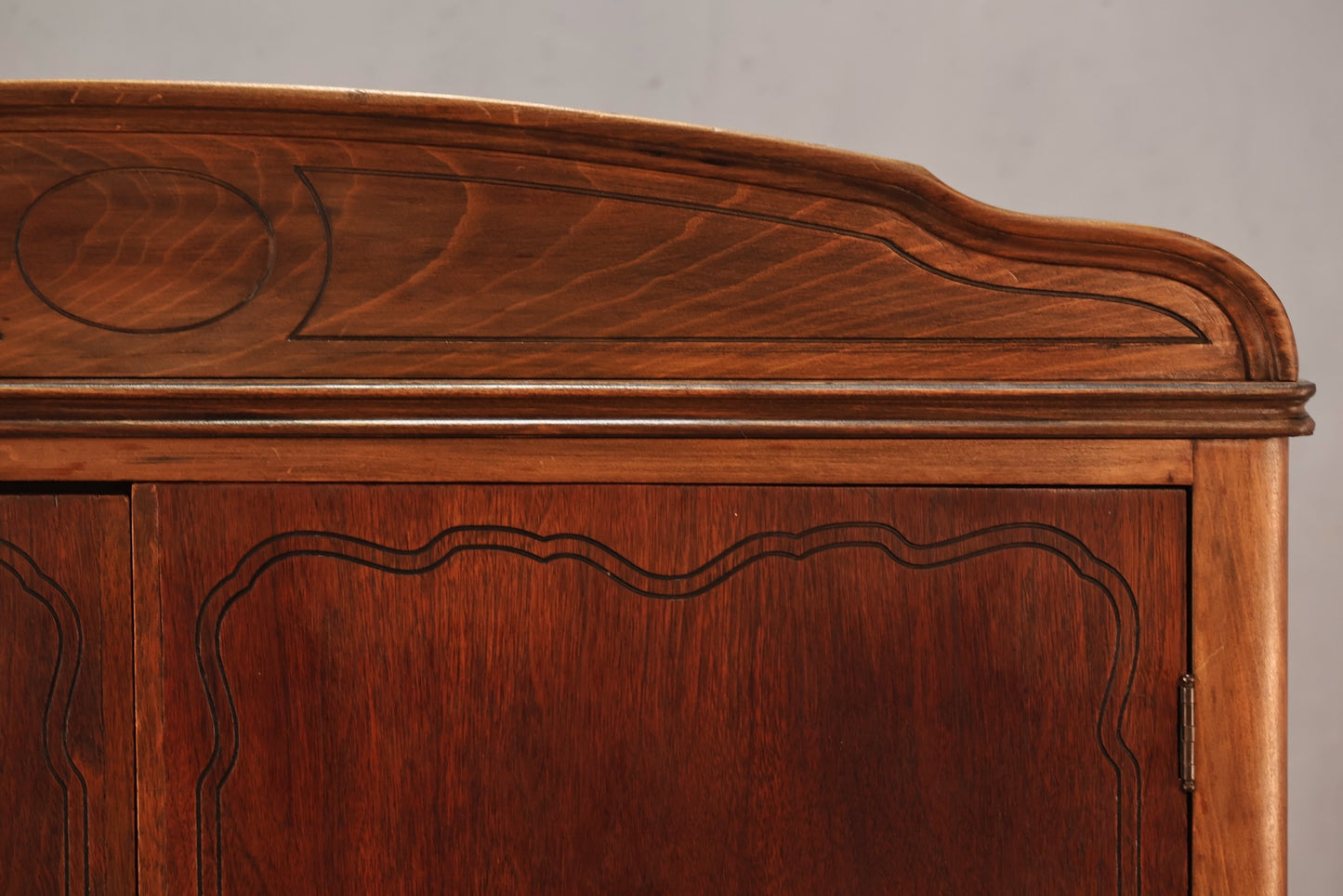 Antique Carved 4-Drawer Chifferobe