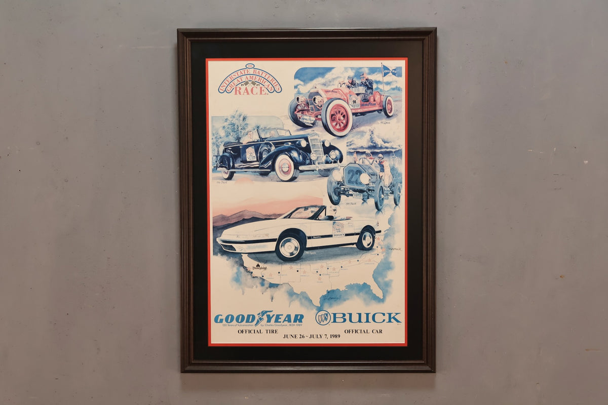 "Great American Race" 1980s Print