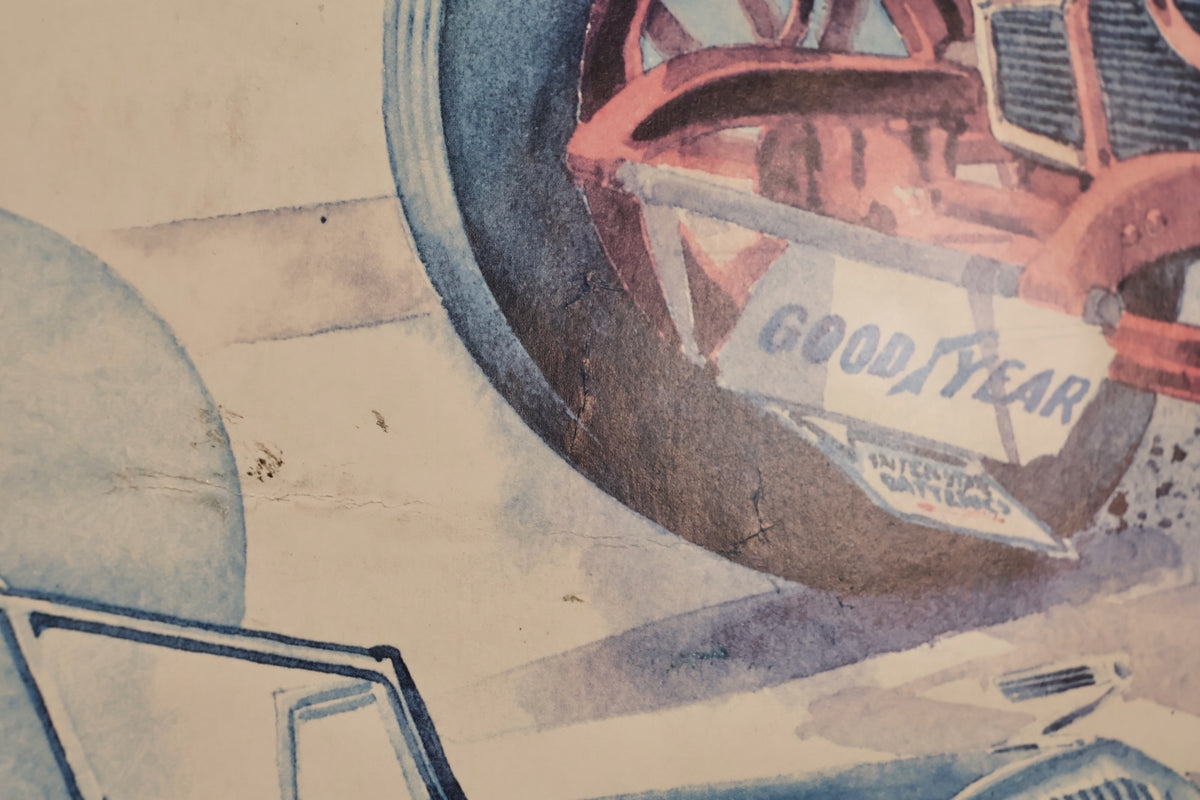 "Great American Race" 1980s Print
